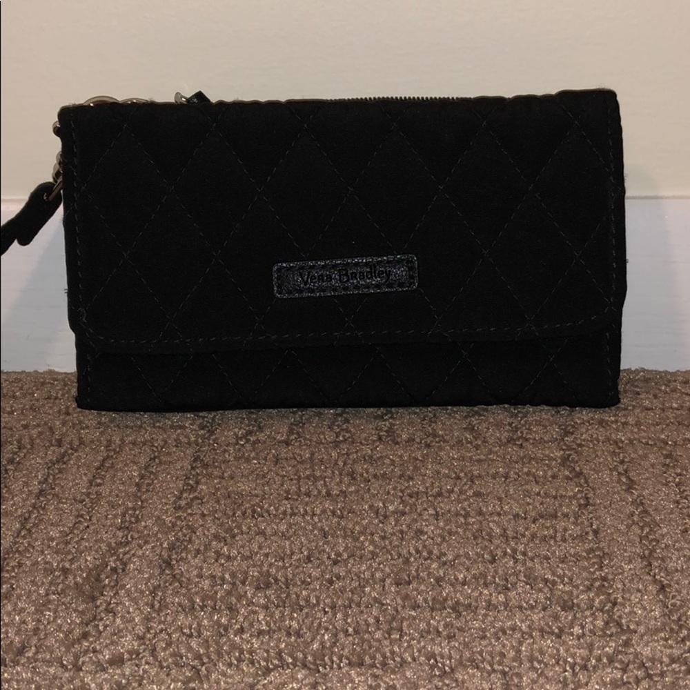 Black Vera wallet/ clutch